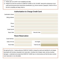 Brilliant Credit Card Authorization Forms Templates Ready To Use Form Template Blank Kb