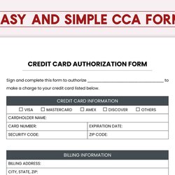 Terrific Easy Credit Card Authorization Form Finland