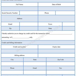 Worthy Credit Card Authorization Form Template Sample Overtime Forms Edit Easy Only