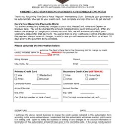 Capital Credit Card Authorization Forms Templates Ready To Use Form Template Kb