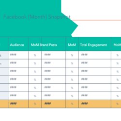 Free Social Media Report Template For Word Google