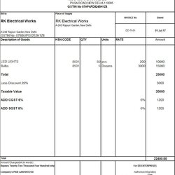 Perfect Invoice Template Ideas Format In Excel Receipt