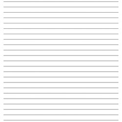 Lined Paper Printable Blank World