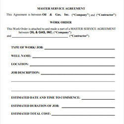 Fantastic Master Services Agreement Template Australia Service Oil Gas Templates Word Sample And