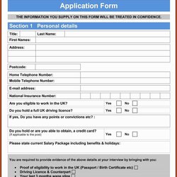 Splendid Free Microsoft Word Job Application Template Of Employment Admission Form Format