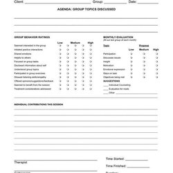 Marvelous Treatments That Work Forms And Worksheets Master Counseling Progress Note Template