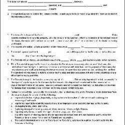 Supreme Residential Lease Agreement Template Free Printable Documents