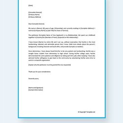 Brilliant Letter Of Recommendation Template For Immigration Database Reference Family Member Character