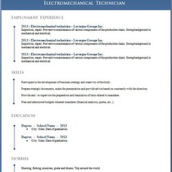 Resume Template Free Download Ms Word Ideas Templates
