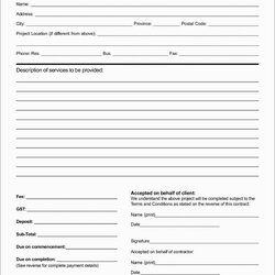Preeminent Free Printable Simple Snow Removal Contract Template Word