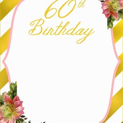 The Highest Quality Free Anniversary Invitation Templates Of Printable Adult Birthday Template Party Adults