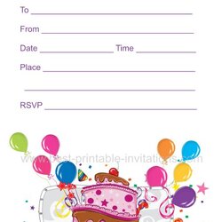 Wizard Free Birthday Invitations Printable Invites Invite Party Girls