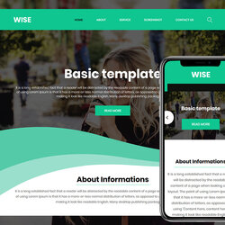 Sublime Wise Free Basic Template