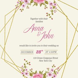 Capital Free Wedding Invitation Card Template Templates Invitations Marriage Format Stunning