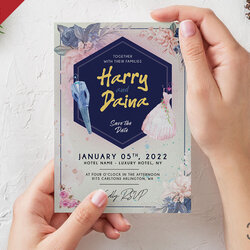 Marvelous Free Wedding Invitation Card Design Template Download