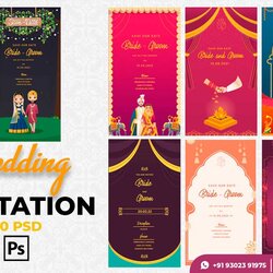 Preeminent Wedding Invitation Card Template Free Download