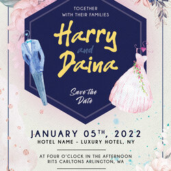 Superb Wedding Invitation Card Template Zone Preview