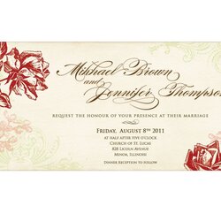 Sterling Invitation Cards Template Marriage Printable Wordings Check Posted Templates