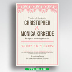 Tremendous Invitation Card Format Free Download Art