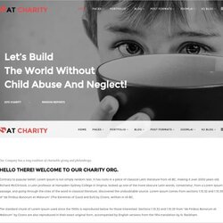 Tremendous Non Profit Website Themes Templates Template Premium Charity