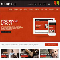 Perfect Non Profit Website Themes Templates Free Premium Theme Church Template