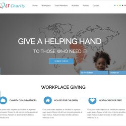 Magnificent Non Profit Website Themes Templates Free Premium Template Responsive One Page