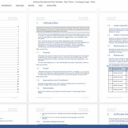 Excellent Software Development Plan Template Ms Word Templates Forms Project Resource Excel