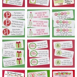 Legit Doodle Bugs Paper Personalized Stationery Christmas Address Labels