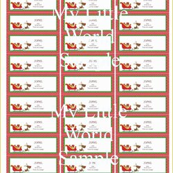 Christmas Address Labels Free Templates Of Return Merry Label Printable Template Avery Word Holiday Mailing