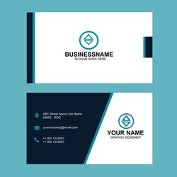 Business Card Templates Dark Blue Template Design Free Download