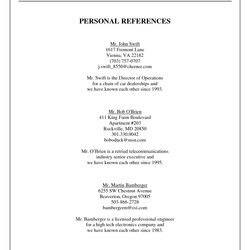 Out Of This World References Template Business Mentor Reference Citation How To List On Resume Job Free