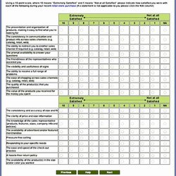 Excel Template Elegant Survey Of