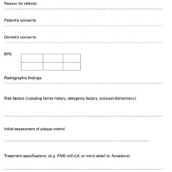 Supreme Printable Dental Treatment Plan Template Word Searches Best Inspirations