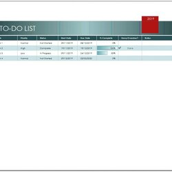 Free Printable Task List Template Excel Spreadsheet