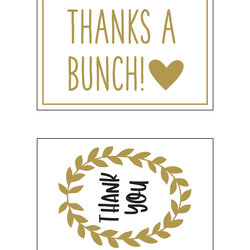 Printable Thank You Cards Free Page