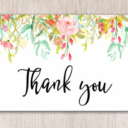 Excellent Blank Thank You Cards Design Trends Premium Vector Downloads Floral Card