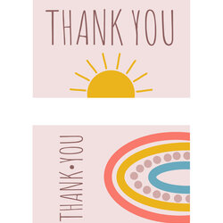 Fantastic Printable Thank You Cards Free Page