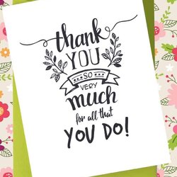 Capital Printable Mini Thank You Cards