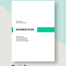 Supreme View Business Plan Template Vector Sample