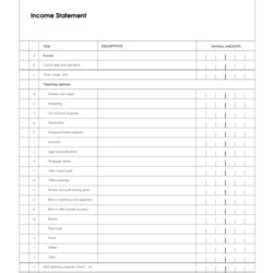 Superior Income Statement Form Printable Forms Template Simple Zero Edit