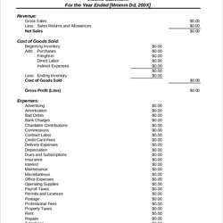 Legit Free Sample Income Statement Templates In Excel Basic Company Business