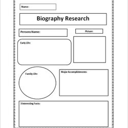 The Highest Quality Biography Templates Word Excel Formats Template Writing Biographies Research Professional