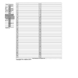 Superlative Square Panel Schedule Template Fill Online Printable