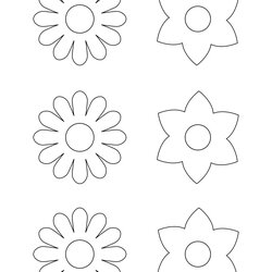 Best Images Of Paper Flower Templates Printable Free Template Via
