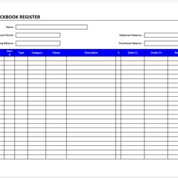 Very Good Free Check Register Template Excel Templates Checkbook Spreadsheet