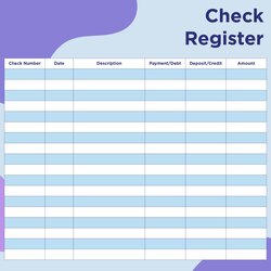 Champion Printable Check Register Sheets Excel Templates Checkbook Free