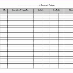 Fine Check Register Excel Template Templates Microsoft Checkbook Blank Fresh Of
