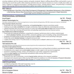 Excellent Microsoft Office Resume Guide With Template Examples Excel Acquire Specialist Blog Min