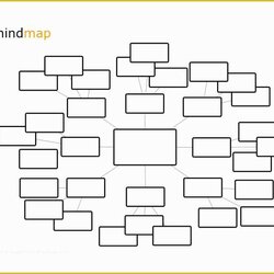Fantastic Free Mind Map Template Of Thought Bubble Best Templates Blank Kids Concept Printable Editable Word