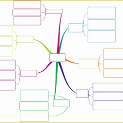 Free Mind Map Template Of Pencil And In Color Blank Templates Word Diagram Clip International Create